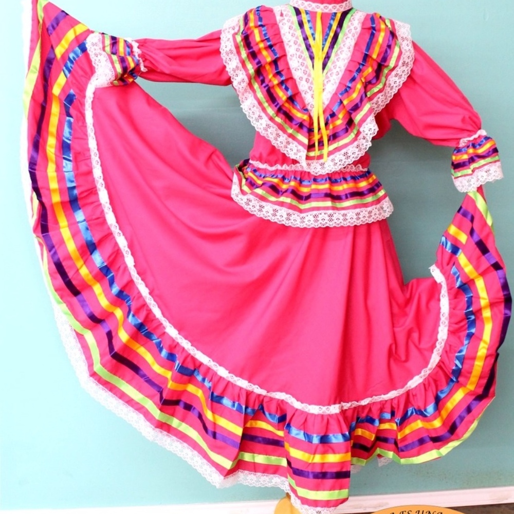 NEW Folklorico Dresses - Girls sizes 8 - 12